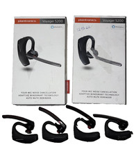 Four 4 Plantronics PLT Voyager 5200 Earpieces - For Parts or Repair