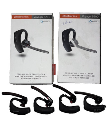 Four 4 Plantronics PLT Voyager 5200 Earpieces - For Parts or Repair