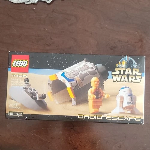LEGO Star Wars Droid Escape 7106 Complete Boxed Set R2-D2 C-3PO