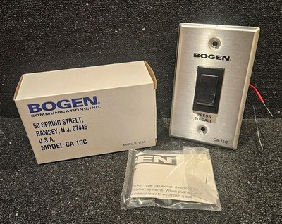 BOGEN Call-In Emergency Switch Model CA-15C