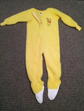 NWOT Vtg 80's Winnie The Pooh Disney One Piece Footie Sleeper Pajamas 5t USA NOS