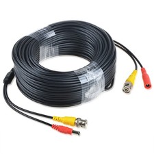 150ft Black BNC Video Power Wire Cord for Camera Cable SDH-P4041 SDH-P4080