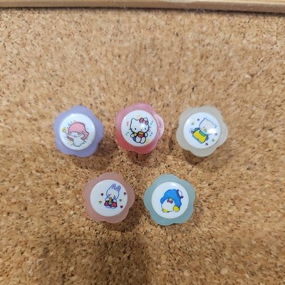 Sanrio Retro Cartoon Daumenklammern Stecknadel Vintage Hello Kitty Zwillingsstern 