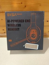 EKSA Telecom AI-Powered ENC Wireless Headset H1 Plus OPEN BOX 