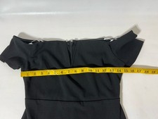 Lulus Women's Cheers to This Black Off-the-Shoulder Bodycon Dress Sz M