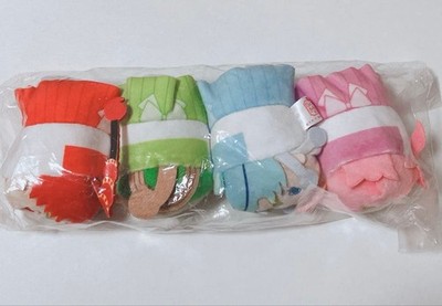 Sailor Moon Sailor Quartet Plush Set with Celestial Character Icons