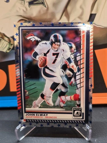 Panini 2025 Donruss Optic Prizm John Elway #171 Denver Broncos Star Emoji