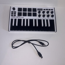 AKAI MPK Mini MK3 MIDI keyboard with cable.