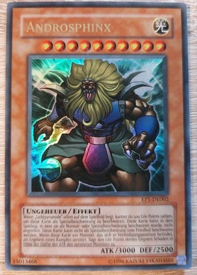 Yu-Gi-Oh!   Androsphinx   EP1-DE002  UR  2. Auflage