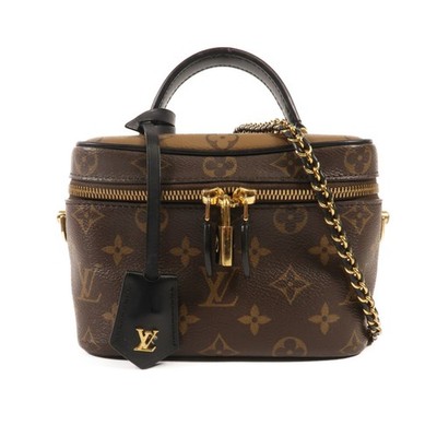 *15%OFF* LOUIS VUITTON LV GHW Vanity PM 2 Way Shoulder Bag M45165 Monogram R...