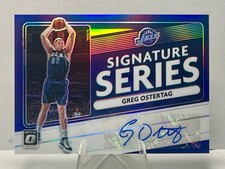 Greg Ostertag 2020-21 Donruss Optic #SS-GOS Signature Series Purple Utah Jazz
