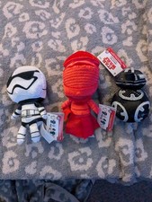 Star Wars Galactic Plushies Lot Of 3 Disney Plush