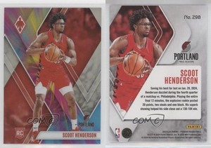 2023-24 Panini Phoenix Rookies Color Burst Scoot Henderson #298 Rookie RC