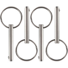 4 Pcs Quick Release Pin, Diameter 1/4", Usable Length 1-1/2", Overall Length 2",