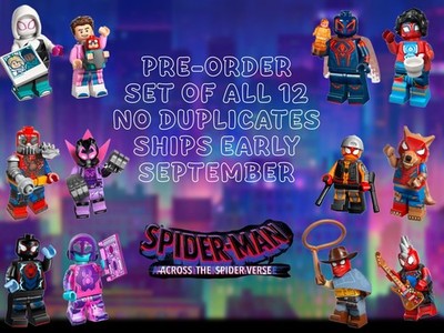 Lego Minifigures Lego Into The Spider Verse Sets LEGO Marvel