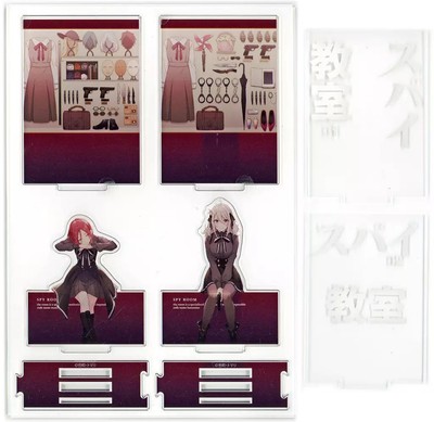 Lily & Grete verbindende Acrylplatte, Diorama A5 klar, Light Novel Bonus