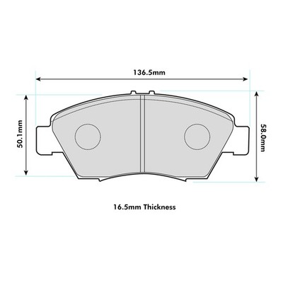 Mintex MRM1802 Front Brake Pads For Ford Inc Granada, Cougar, Mondeo & Scorpio