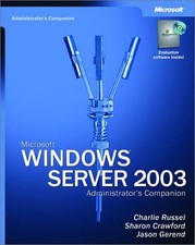 MICROSOFT WINDOWS SERVER 2003 ADMINISTRATOR'S COMPANION By Charlie Russel VG