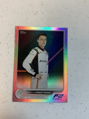 2022 Topps Formula 1 - F2 Racers Future Stars Marcus Armstrong #84 Rainbow Foil