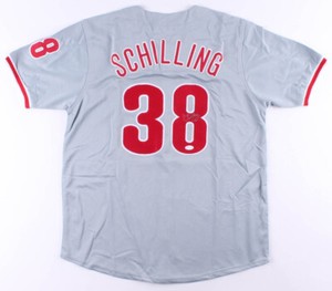 curt schilling autographed jersey