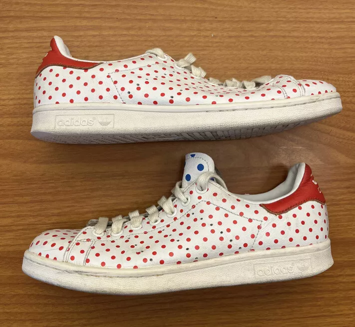 Adidas Pharrell x Stan Smith Small Polka Dot White Size 7 Sneakers