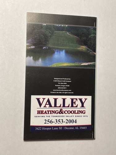 Gunter's Landing Golf Club Golf Course Yardage Guide Book - Guntersville, AL - 第 2/2 張圖片