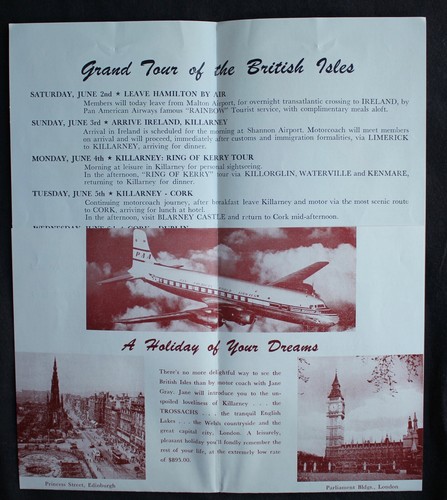 1956 JANE GRAY “Radio’s First Lady” British Isles Trip 900 CHML Hamilton  - Picture 2 of 4