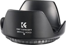 K F CONCEPT Tulip Flower Lens Hood 52/58/67mm for Canon,Nikon,Sony Cameras