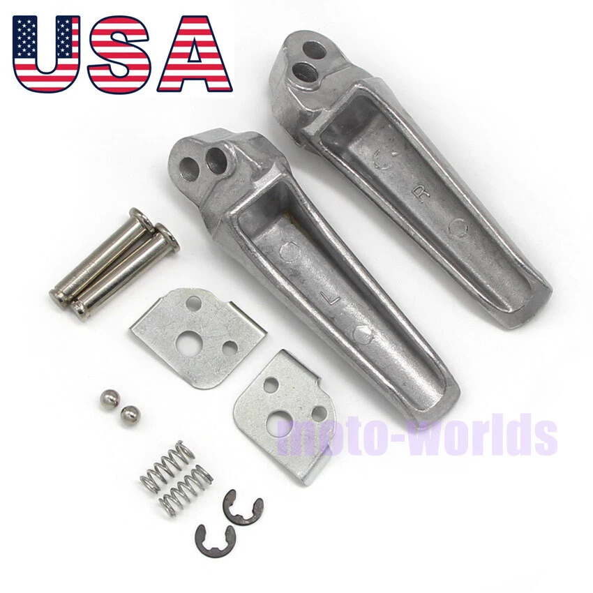 For Suzuki GSXR600 GSXR750 1996-2005/ GSXR1000 2001-2004 Rear Footrest Foot Pegs Foto 3 de 4