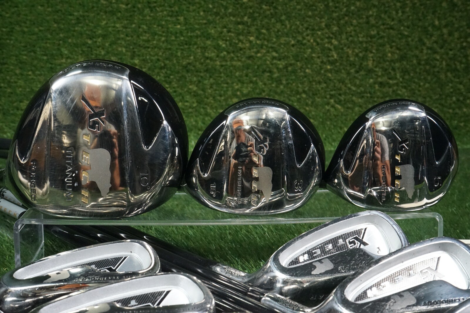 GOLDEN BEAR XS TECH GOLF 12 CLUB SET W/ ULTRA LITE SENIOR FLEX SHAFTS