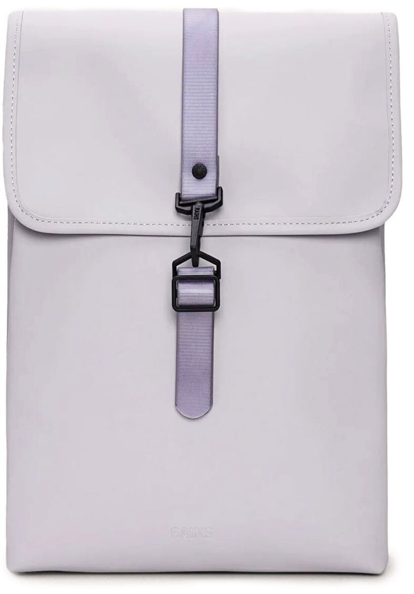 RAINS Mochila Firma Mosquetón Cierre W3 Impermeable Bolsa en Color Gris Claro