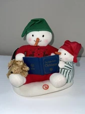 2019 HALLMARK STORYTIME SNOWMAN WITH SOUND & MOTION JINGLE PALS NEW TECHNO PLUSH