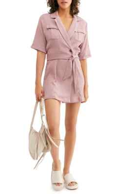 knee length dresses for ladies Free People Endless Summer Pink Mini Dress  White Chocolate Couture