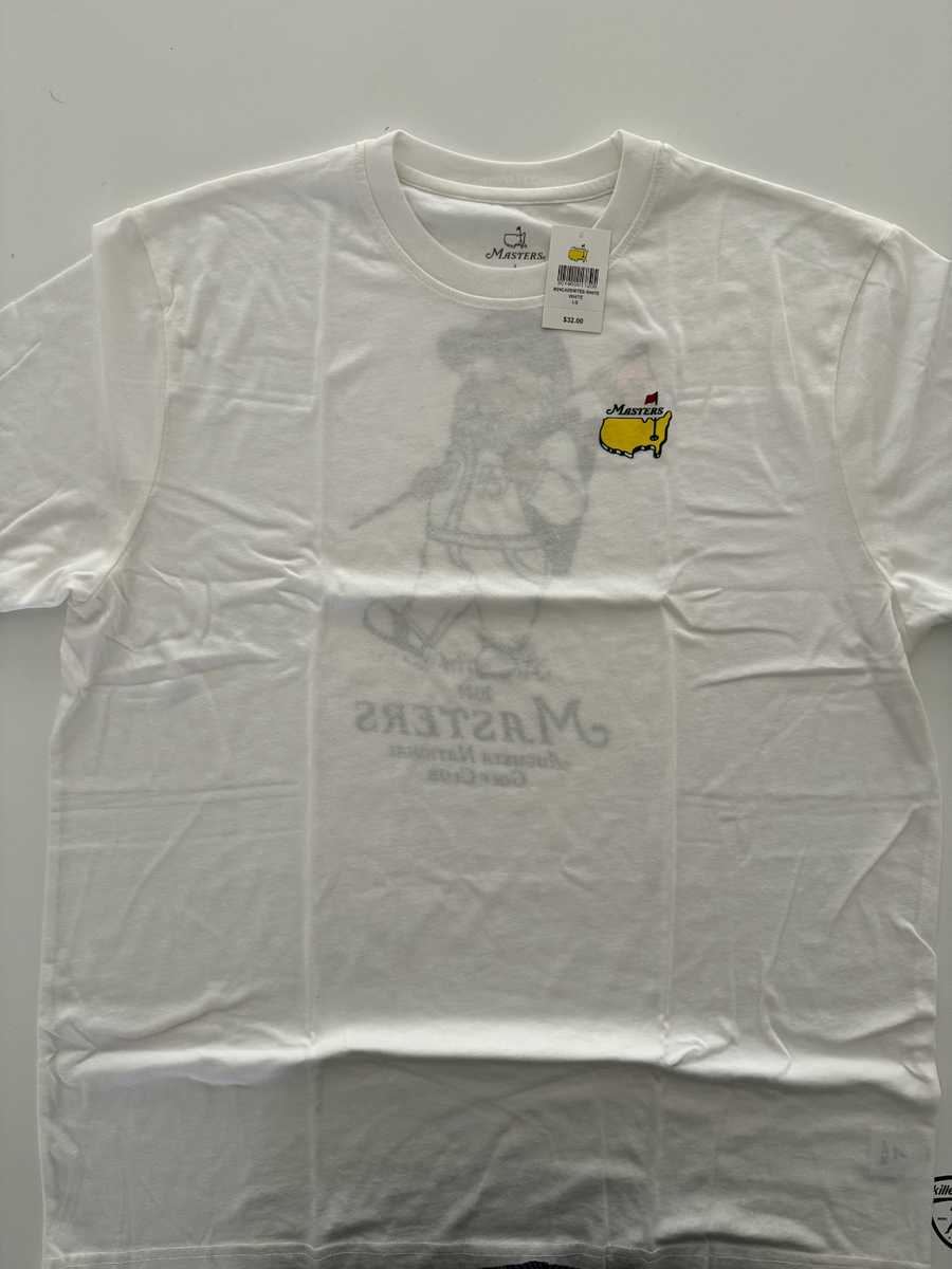 人気の2024 Masters GNOME ホワイトTシャツ 2024 Masters Gnome Caddy T Shirt White Size Large Tee Caddie | eBay