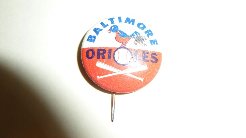 Baseball Crane Potato Chip Pin Baltimore Orioles