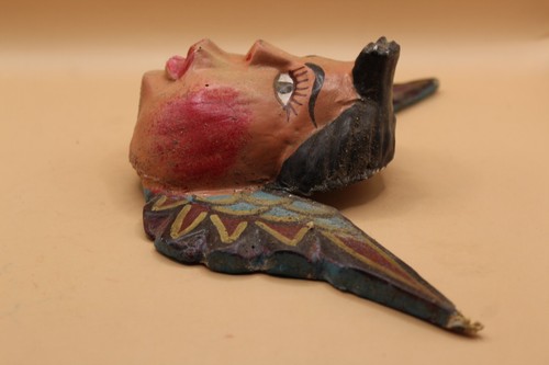 620 PICTO CHERUB GEFLÜGELTE HOLZMASKE GEFLÜGELTE Cherubin Figur Dekor Kirche esp - Bild 6 von 7