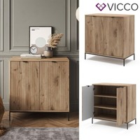 Kommode Eliza Viking Oak 80 X 81,2 Cm Mit 2 TüRen Vicco