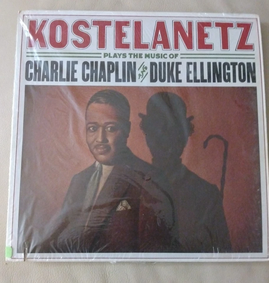 Kostelantez Plays the Music of Charlie Chaplin Duke Ellington PC 34660 Album LP - Image 3 of 4