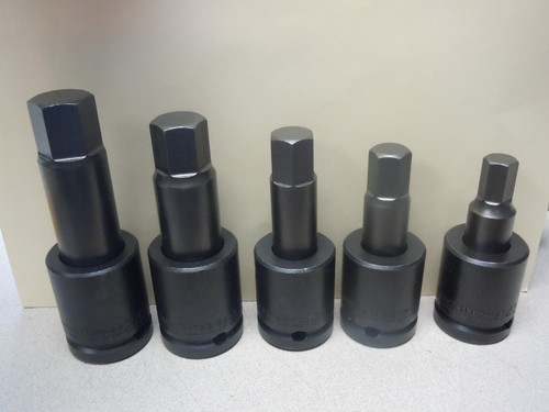 Wright Tool 607 3/4" Drive Socket Set, Metric, 5 Pcs - Picture 3 of 3
