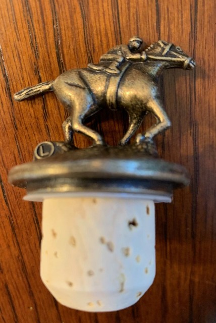  Letter L NEW Blanton s Single Barrel Bourbon Cork Horse Stopper RARE 
