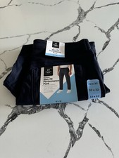 MEMBER'S MARK BENTON PERFORMANCE STRAIGHT FIT PANTS, Blue 32x32