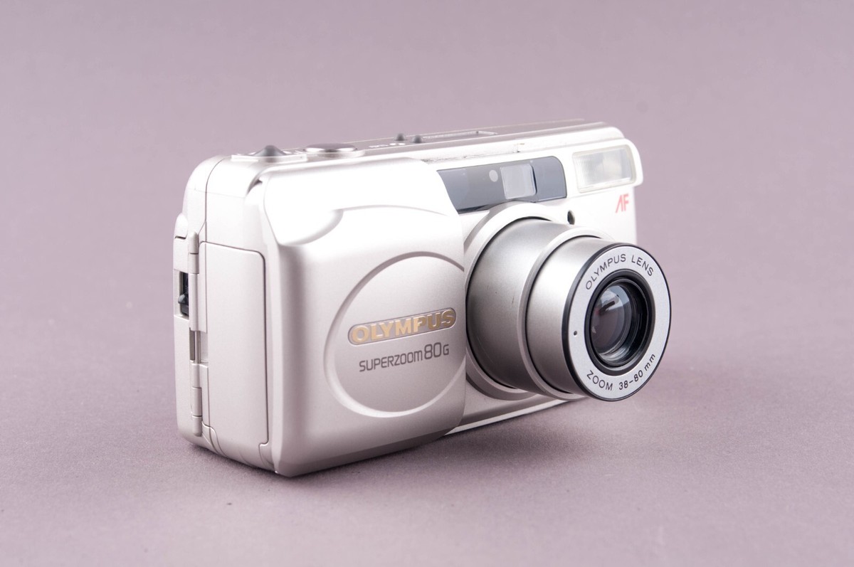 Olympus Superzoom 80G Silver Edition 35mm Point & Shoot Film