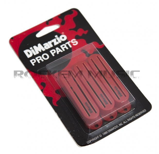 DiMarzio DM2002RD Fast Track Red Guitar Pickup Covers Set Of Three