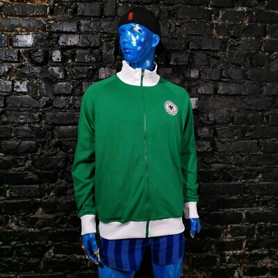 Germany Team Training Jacket With Zipped Green Official Product Mens Size 2XL