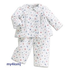 American Girl EMILY'S 2 pc PAJAMAS set flower pjs for Emily Doll Molly's Friend
