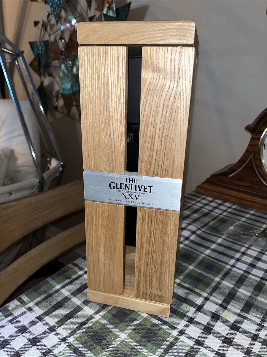 Glenlivet XXV 25 year old Single Malt Scotch Whiskey EMPTY Glenlivet XXV 25 year old Single Malt Scotch Whiskey EMPTY