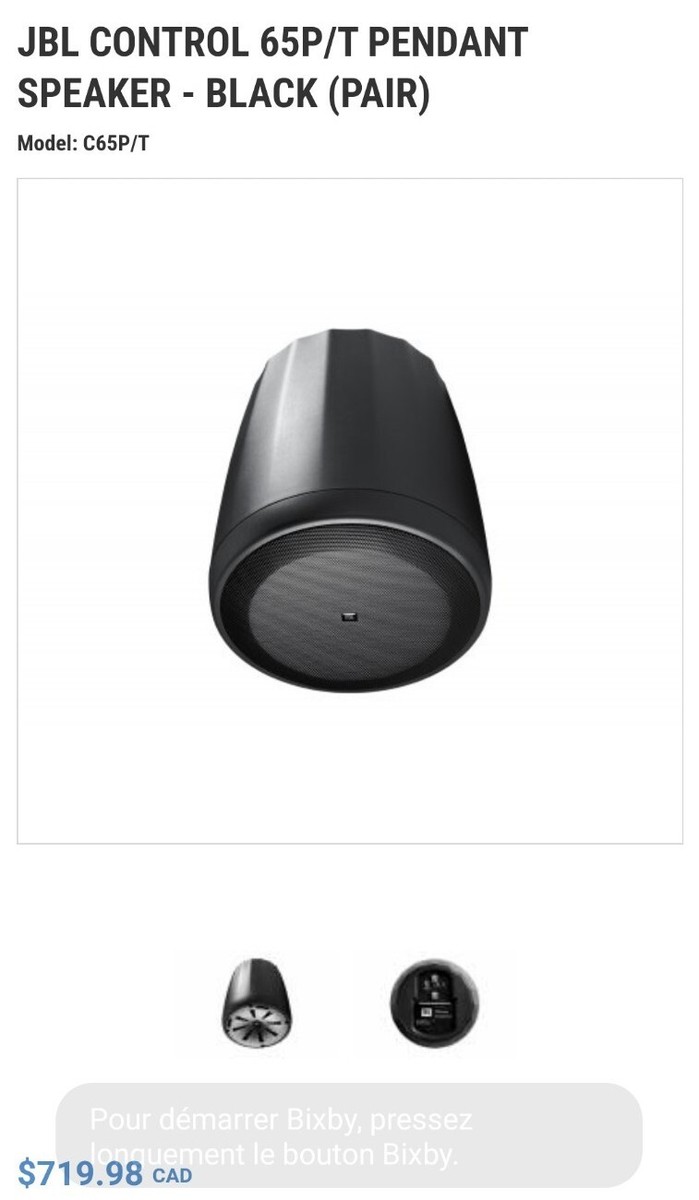 JBL CONTROL 65P/T PENDANT SPEAKER **FREEXPRESSHIPPING**NEW* - Main Image