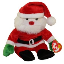 Ty Beanie Baby    SANTA THE BEANIE BABY 9" PLUSH NEW MWMT's