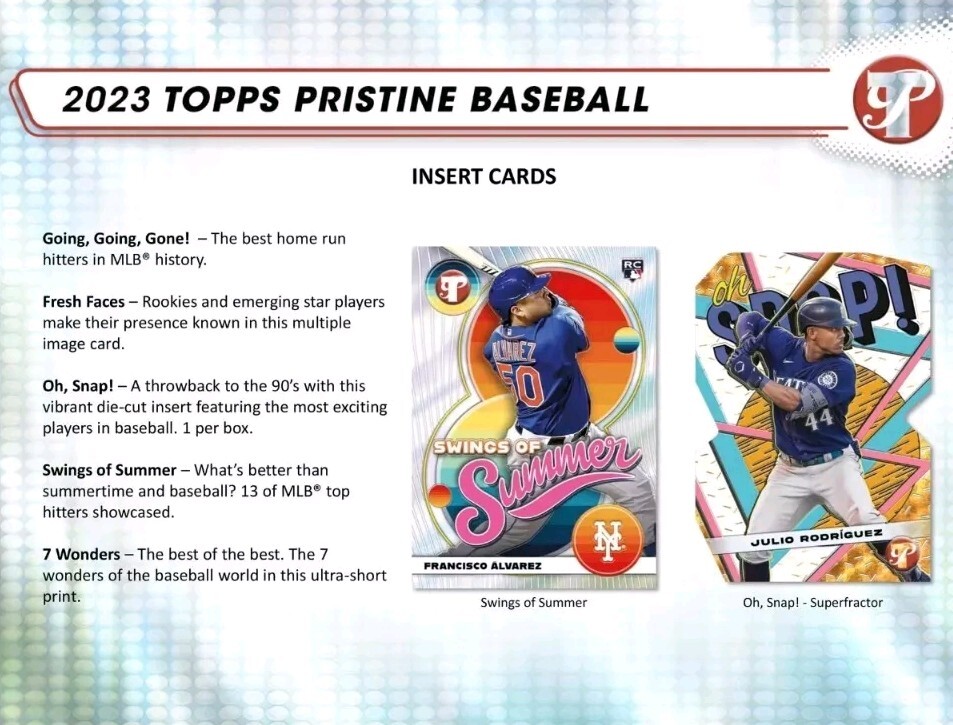 2023 TOPPS PRISTINE BASEBALL SEALED HOBBY BOX | eBay