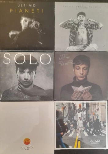 ULTIMO - DISCOGRAFIA COMPLETA - 7 CD NUOVI SIGILLATI "ALTROVE" è AUTOGRAFATO